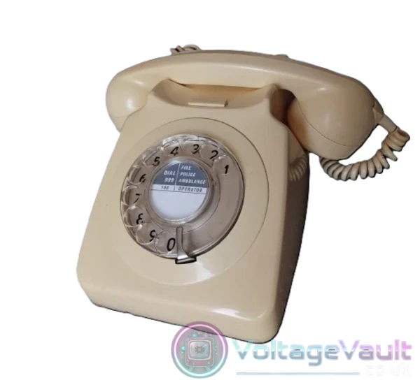 Vintage Rotary Dial-Up Telephone 1960’s BT