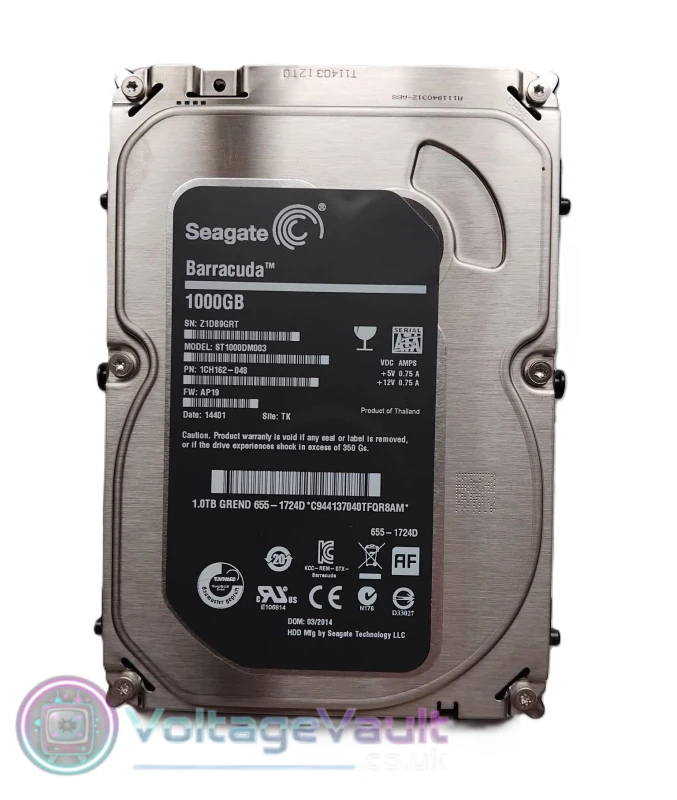 Seagate Barracuda 1TB 3.5" HDD 7200RPM SATA